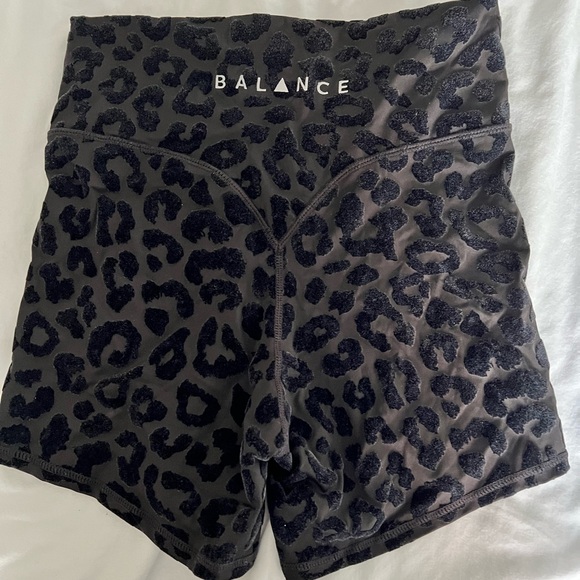 NWOT Balance Athletica Black Panther Shorts - Picture 3 of 5